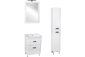 Мебель для ванной Style Line Лотос 60 Люкс Plus напольная, белая - 2