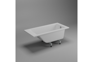 Ванна из литьевого мрамора Delice Diapason 150х70 белый - 2