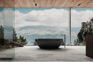 Ванна из полиэфирной смолы Abber Kristall 165х78 (AT9701Onyx) - 2