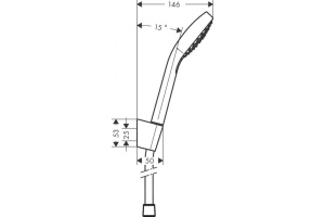 Душевой гарнитур Hansgrohe Croma select (26425400) - 2