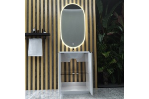 Тумба с раковиной Sanvit Рольф 61 напольная белая - 3