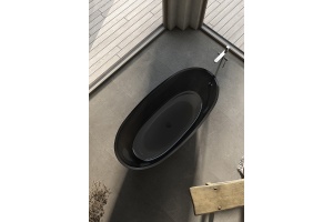 Ванна из полиэфирной смолы Abber Kristall 165х78 (AT9701Onyx) - 3