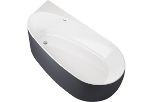 Акриловая ванна Allen Brau Priority 170x80 2.31002.20/AM белый глянец (панель антрацит)