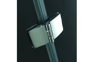 Душевой уголок Cezares Verona 120х100 хром стекло рифленое - 2