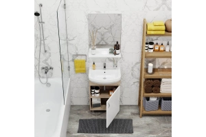 Комплект мебели Onika Эко 52  белый - светлое дерево - 3