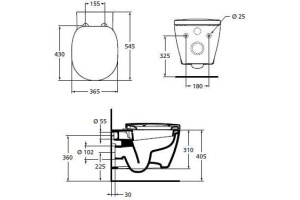 W220101 ПРОМО инсталляция с подвесным унитазом (E803501+E712701+E233267 ) - 2