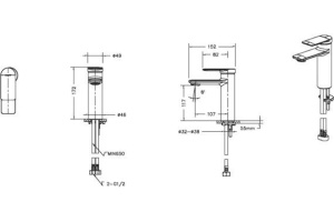 Смеситель Bravat Eddie F1369402CP-RUS для раковины - 2