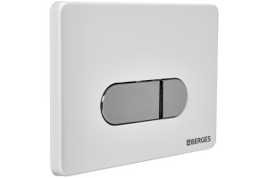 Система инсталляции для унитазов Berges Wasserhaus Novum D7 с кнопкой смыва хром - 3