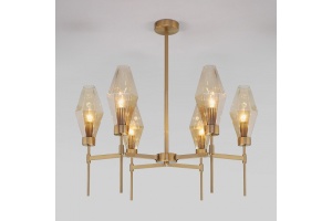 Люстра на штанге Eurosvet Prism 60143/6 латунь
