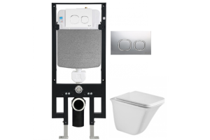 Комплект Weltwasser AMBERG 497 + ROTBACH 004 GL-WT + AMBERG RD-CR (10000006656)