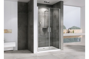 Душевая дверь Abber Sonnenstrand 100 профиль хром (AG04100C) - 2