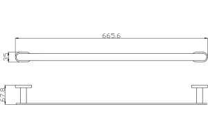 Полотенцедержатель Rav Slezak Yukon хром - белый - 2