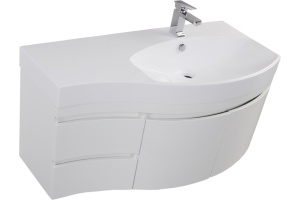 Тумба с раковиной Aquanet Опера 2-115 белая R - 2