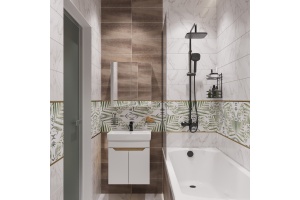 Зеркало-шкаф DIWO Архангельск 50 дуб сонома - 2