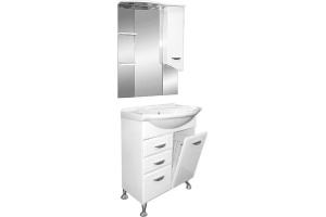 Зеркало Misty Дрея 75 R с подсветкой - 2