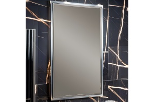 Зеркало Armadi Art Monaco 70х110 с подсветкой черный - хром
