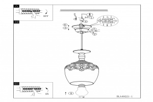 Подвесной светильник Eglo ПРОМО Sudbury 49221 - 2