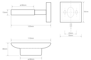 Мыльница Bemeta Beta (132108042) - 2