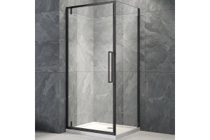 Душевой уголок Veconi Rovigo 100х70, черный (RV033B-70100-01-C7)
