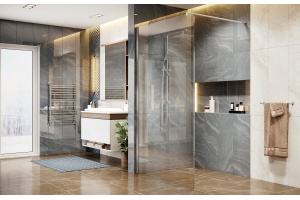 Душевая перегородка Ambassador Walk-in 15031101 90х200 см, профиль хром - 2