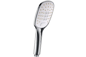 Душевая лейка Timo хром белый