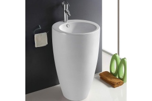 Раковина напольная WeltWasser WW LEERBACH 4949 GL-WT 49 белый (10000008706)