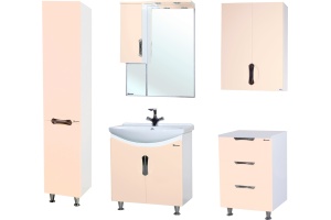 Зеркало-шкаф Bellezza Лагуна 65 L бежевый - 2