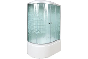 Душевая кабина Deto L 120х80 с гидромассажем, крышей и электрикой (L920RGM+EL)