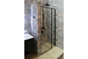 Душевая дверь Cezares Urban 130х195 черный (URBAN-B-12-130-C-NERO) - 3