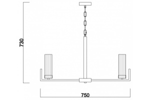 Подвесная люстра Freya FR5214PL-08CH - 3