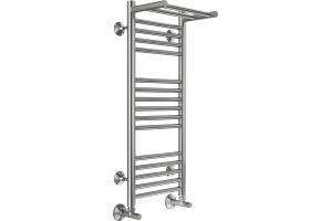 Водяной полотенцесушитель Terminus Аврора П16 300х800 c полкой Хром - 2