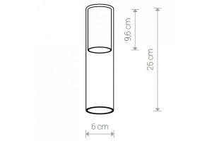 Плафон Nowodvorski Cameleon Cylinder M 8543 - 3