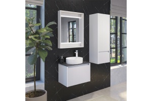 Зеркало-шкаф Comforty Марсель 60 с подсветкой - 2