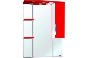 Зеркало-шкаф Bellezza Лагуна 85 R красный