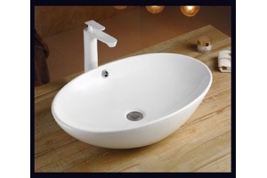 Раковина накладная Ceramalux N белый (D1104) - 2