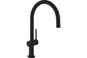 Кухонный смеситель Hansgrohe Talis M54 однорычажный, 220, Eco, 1jet, матовый черный 72843670