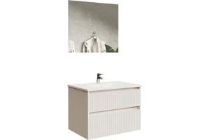 Тумба под раковину Sanvit Рольф-2 70 белый глянец - 2