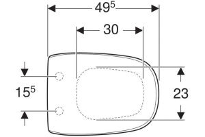500.540.01.1 GEBERIT сидение для унитаза CITTERIO с микр. (белый) - 3