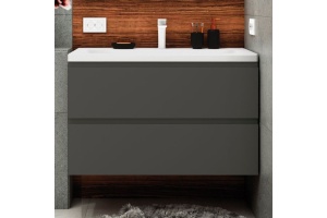 Тумба для комплекта Art&Max Bianchi 90, подвесная, серый матовый