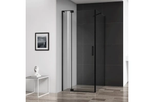 Душевой уголок Cezares Slider 80х90 черный (SLIDER-AH-1-90-70/80-C-NERO)