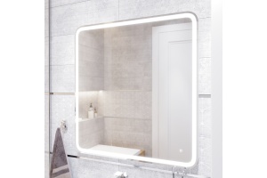 Зеркало DIWO Коломна 80 с подсветкой светодиодной, сенсорный выключатель, российское, настенное - 2