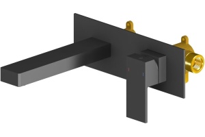 Смеситель для раковины встроенный Timo Selene 2071/03SM черный