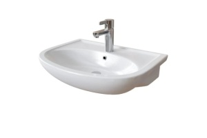 Тумба с раковиной Misty Уют 60 белая глянцевая - 3