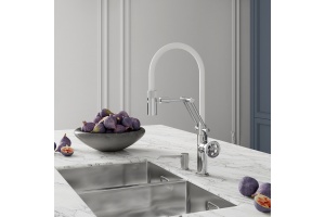 Смеситель для кухни с гибким изливом - 3