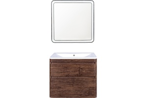 Тумба для комплекта Style Line Атлантика 90 Люкс Plus, подвесная, старое дерево - 3