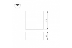 Светильник для потолка Грильято Arlight GRIGLIATO 038332 - 2