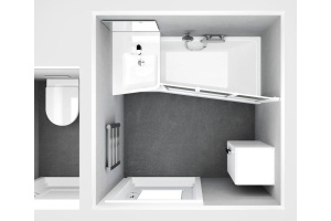 Подвесная раковина Ravak Be happy II (XJAL1100001) - 3