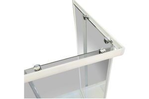 Душевой уголок Royal Bath HPD 90х95 профиль белый стекло прозрачное - 3