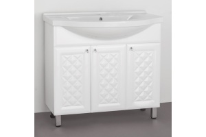 Тумба с раковиной Style Line Канна 90 белая