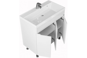 Тумба под раковину напольная Санта Лондон 80 белый - 2